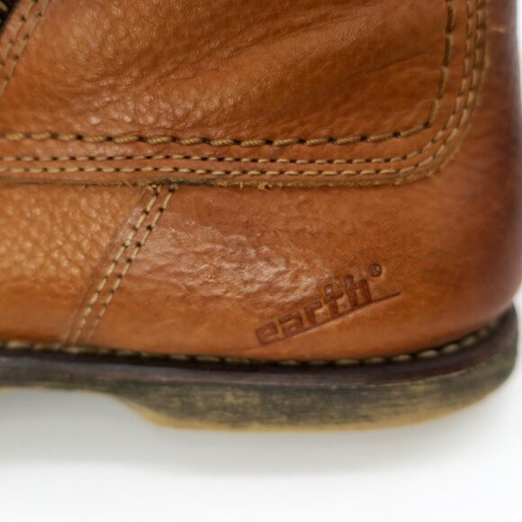 EARTH KALSO Prance Knee-High Brown Women's 6.5 B Tall Riding Boots Negative Heel - Picture 5 of 13